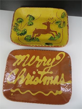 POTTERY CHRISTMAS DISHES
