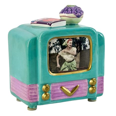 50th Anniversary "I Love Lucy" Ceramic Television Music Box