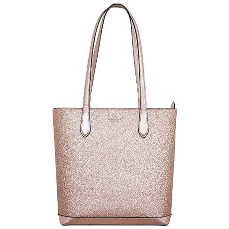Kate Spade Pale Pink Glitter Tinsel Tote