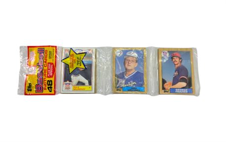 1987 Topps Baseball Cards Rack Pack - Sealed