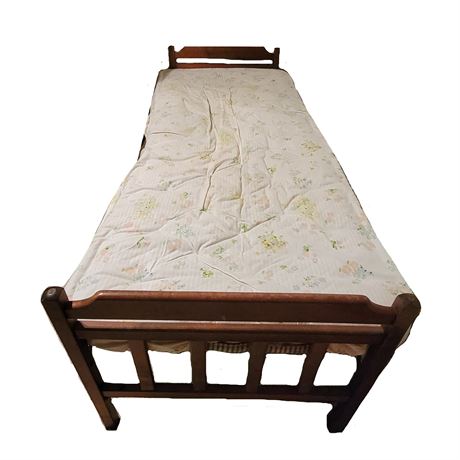 Antique Single Bed & Bed Frame