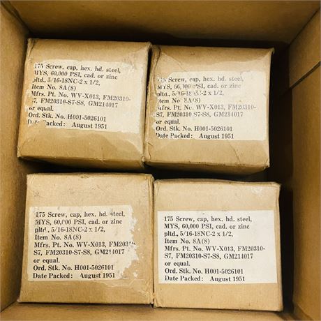 1400 NOS Automotive Bolts