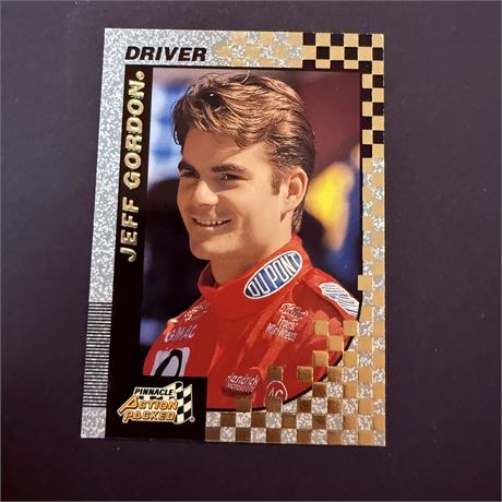 1997 Pinnacle Jeff Gordon Promo Card