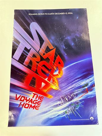 Tar Trek The Voyage Home Original Rolled 27x41 Movie Poster