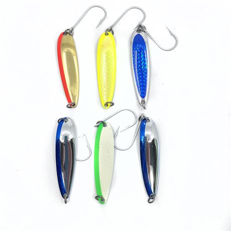 Vintage NEW Fishing Lure Lot- Luhr Jensen Crocodile Spoons