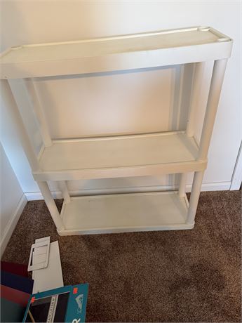 White Plastic Shelf
