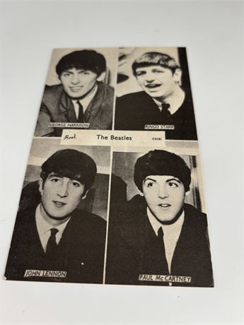 The Beatles Postcard & Commemorative Coin