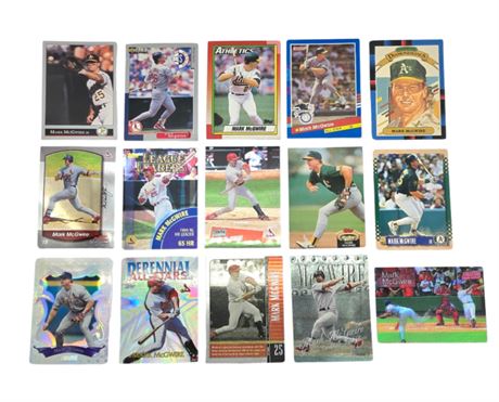 Large Lot of Mark McGwire Baseball Cards