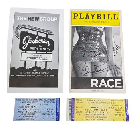 James Spader Autographed "Race" Broadway Playbill
