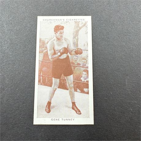 1938 Churchman Gene Tunney