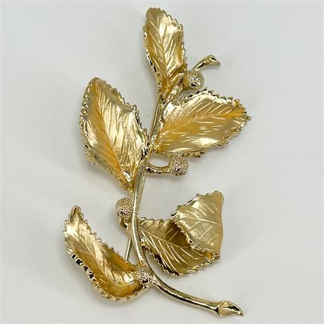 Vintage Coro Gold-Tone Brooch
