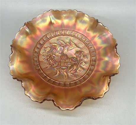 Antique Dugan Marigold Wildflower Plate