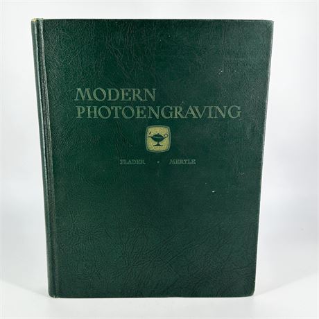 "Modern Photoengraving" Hardcover Textbook by Louis Flader & J.S. Mertle