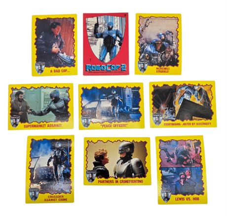Lot of 1990 Topps Robocop 2 Cards