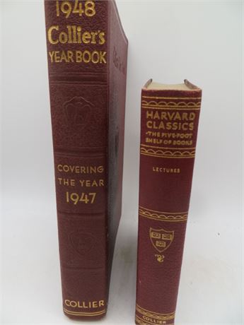 1948 Collier's Yearbook & Harvard Lectures