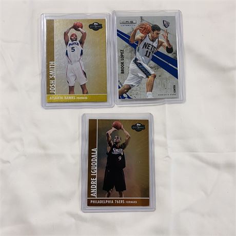 3 Numbered Basketball Cards
