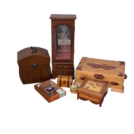 Jewelry, Cigar and More Boxes