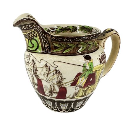 Antique 1906 Buffalo Pottery "Cinderella" Pitcher