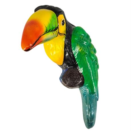 Ceramic Walt Disney Co. Toucan Wall Hanging Tiki Bar Decor