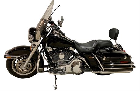 2001 Harley Davidson Road King Police Interceptor Motorcycle