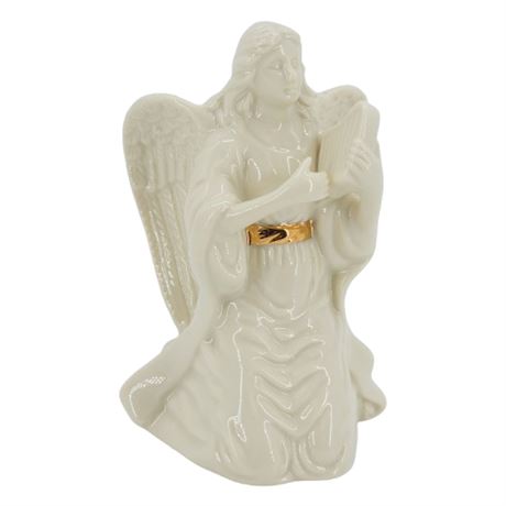 Vintage Lenox Porcelain Kneeling Christmas Angel Figurine