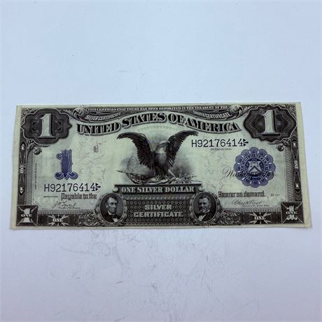 UNC 1899 $1 Black Eagle Silver Certificate