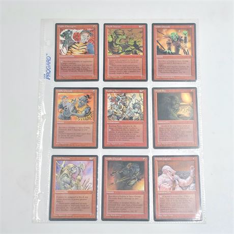 1994 Magic The Gathering cards, Lot of 9
