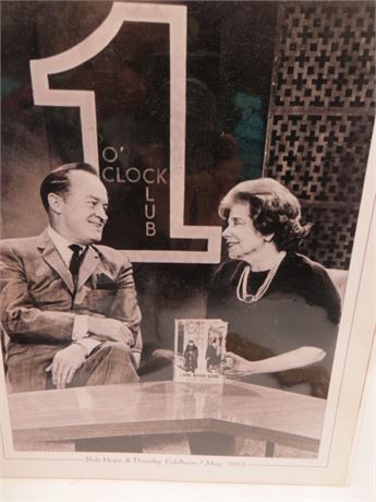 1963 Picture of Dorothy Fuldheim & Bob Hope