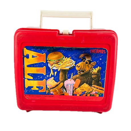 Vintage 1987 ALF/ Thermos Lunch Box