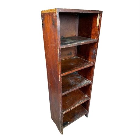 Antique Rustic Wooden Shelf