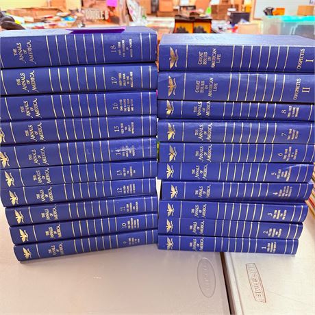 20 Annals of America Books