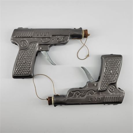 Pair of Vintage K Colt Cork Cap Guns
