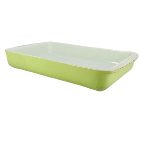 PYREX Lime Green Rectangular Baking Dish