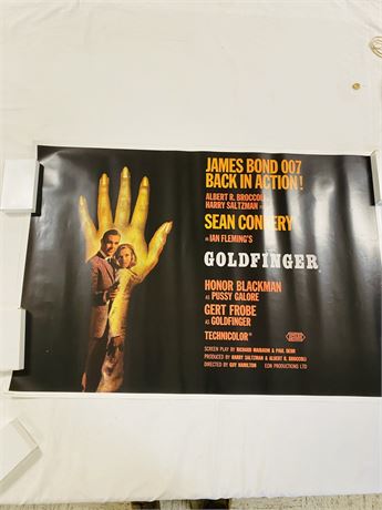 Goldfinger 30x40 Movie Poster - Rolled, Unused
