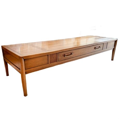 Vintage 1960's Drexel Meridian Rectangular Coffee Table