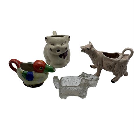 Vintage Creamers and Pitchers