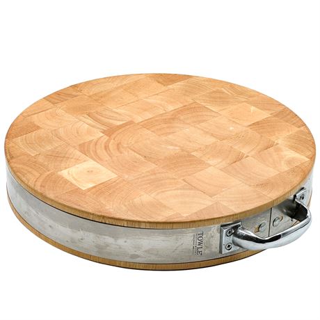 Towle Silversmiths Double-Sided Butcher Block Cutting Board