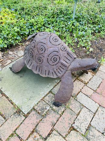 Large Iron Tortoise Garden Decoration