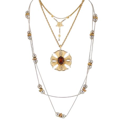 Gold-Tone Necklaces, Lot of 4 Including Trifari