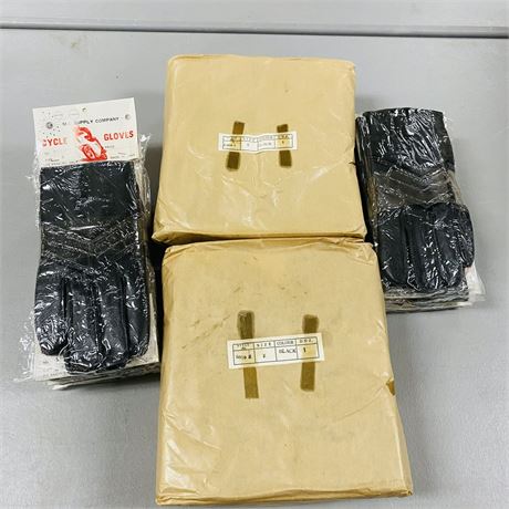 36 Pairs NOS MC Supply Motorcycle Gloves - Medium