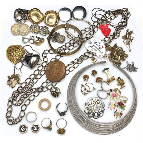 Assorted Vintage Jewelry Lot All Wearable