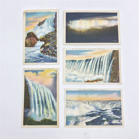 VTG 30's Linen, Niagara Falla, Postcard Lot