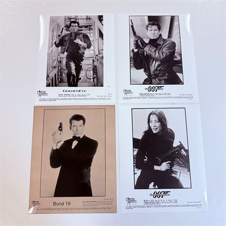 Vintage James Bond 8x10 Press Photographs