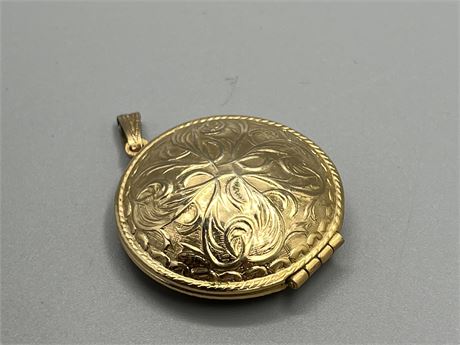 Goldtone  Avon locket