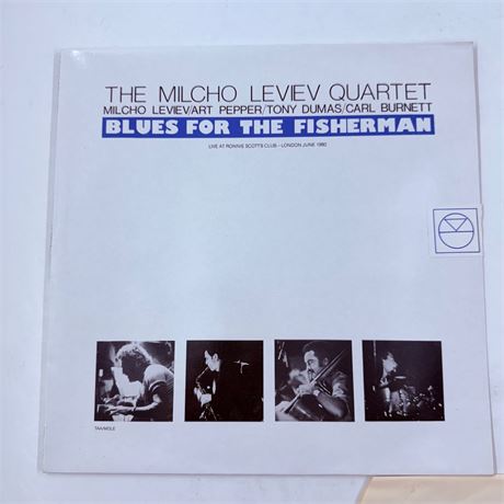 Milcho Levev Quartet Blues for the Fisherman Vinyl Record