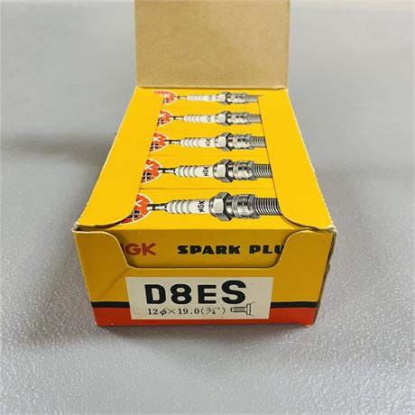 NOS Case NGK Spark Plugs D8ES