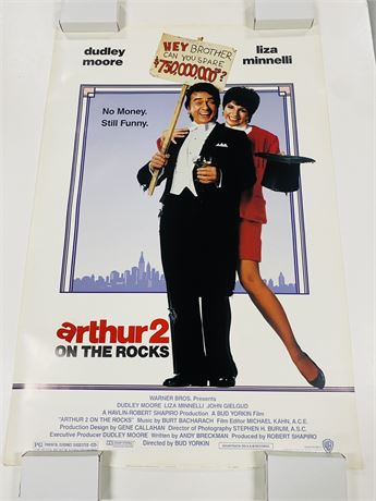 Arthur 2 Original 27x41 Movie Poster - Rolled