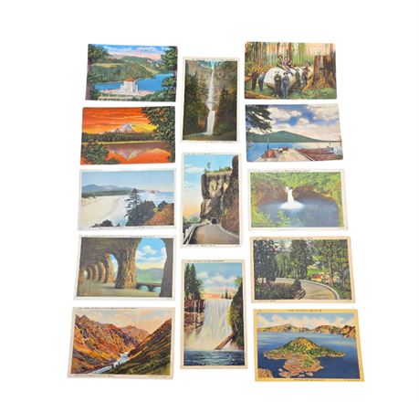 VTG Oregon Postcards