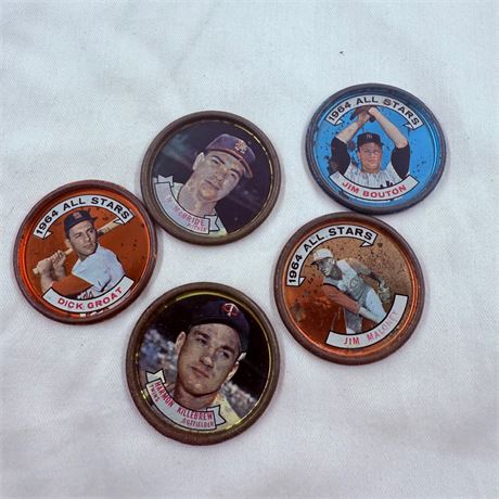 1964 Topps Baseball Coins Lot
