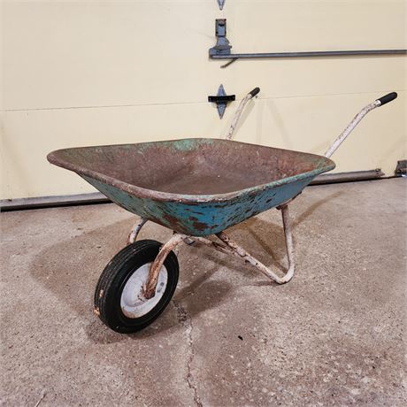 Metal Wheelbarrow